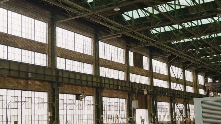 Inside General Matter's Paducah site during the Anti Fund visit.